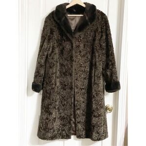 Russel Taylor Vintage Persian Fur  1950's Coat Sz M